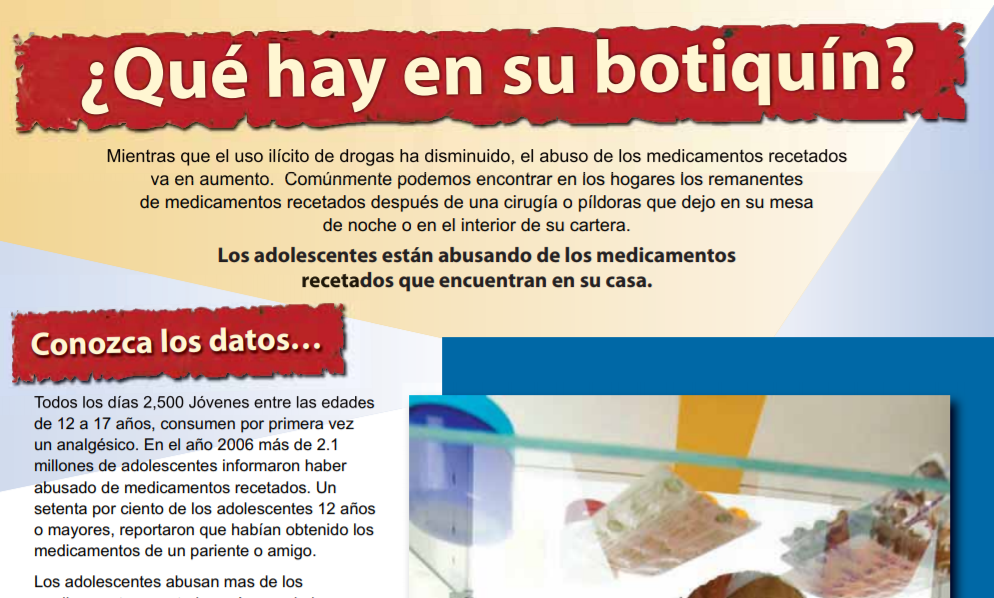 Prescription Drug Abuse Ad Spanish