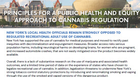 Principles For Public Health Approach To Cannabis Regulation Feb 2021